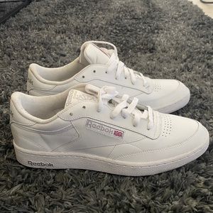 Classic white Reebok club sneakers